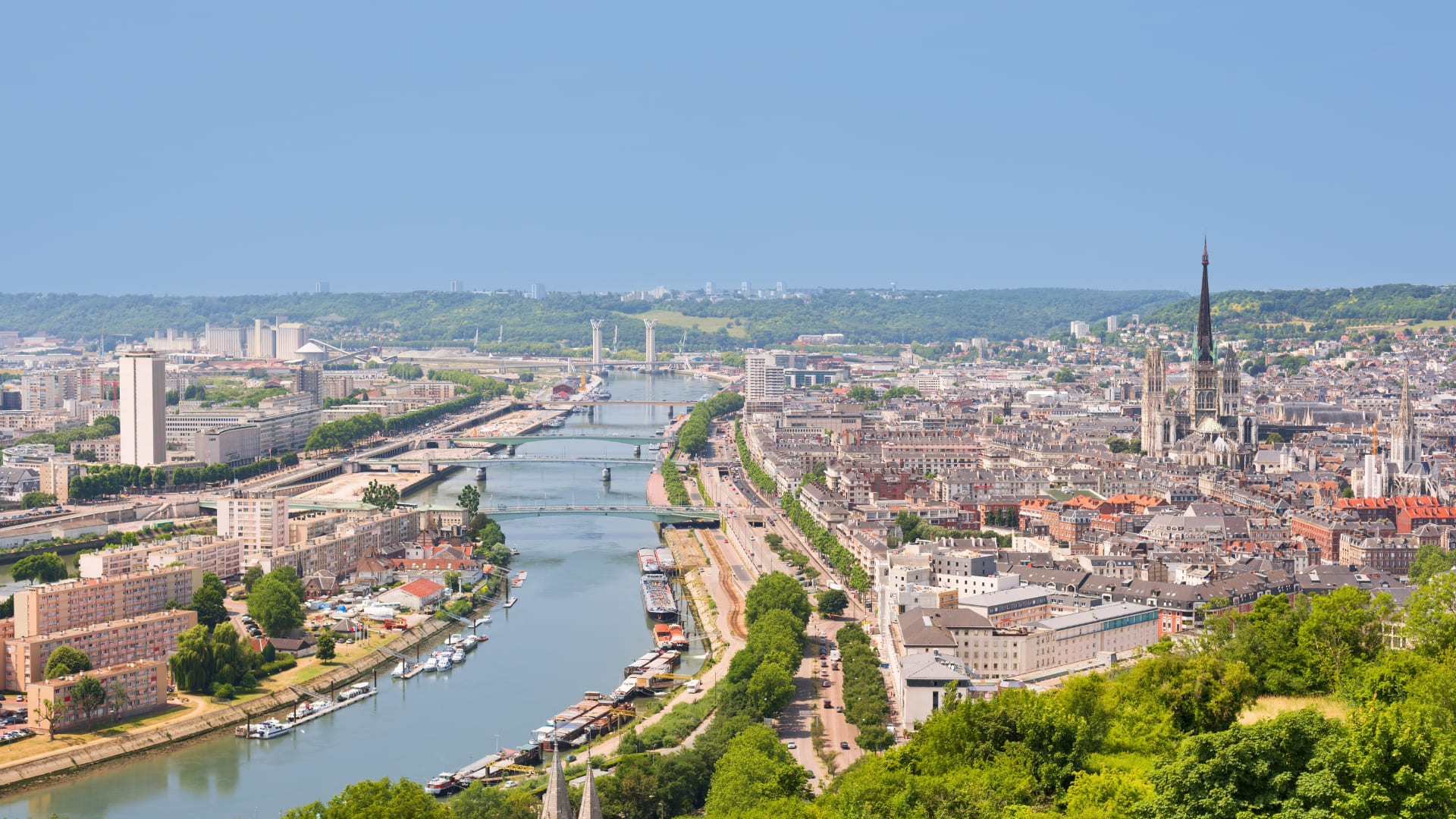 River cruise to Rouen 